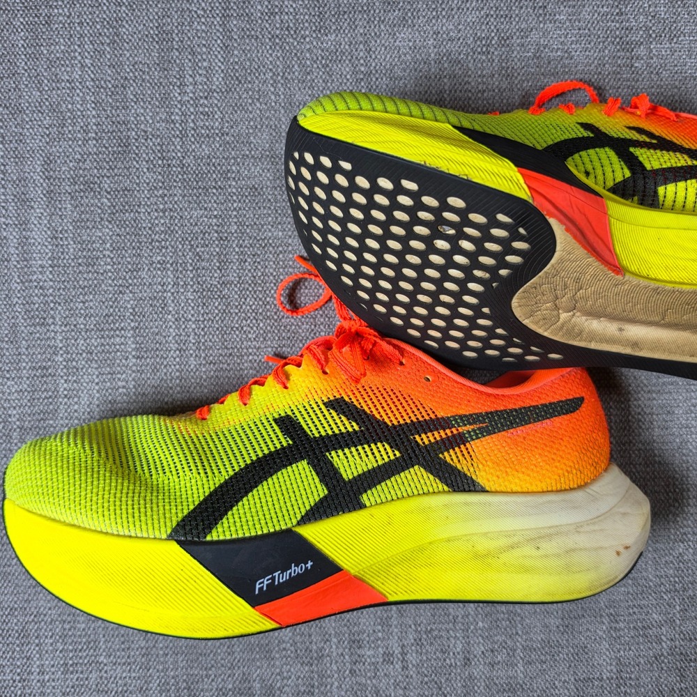 ASICS Metaspeed Edge Mens 8.5 Yellow Orange 1013A124 Running Racing Sneakers